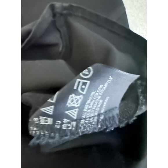 Tommy Hilfiger Sz 4 Sleeveless Little Black Dress Stretchy Gold Zip LBD cocktail - Picture 7 of 9